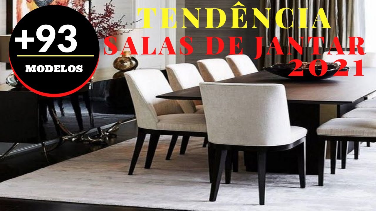 5 Tendência Decoração de Sala de Jantar para 2021