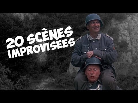 TOP 20 improvised scenes by Louis de Funès