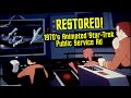 Restored Star Trek The Animated Series Public Service Ad