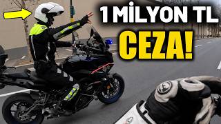 1.000.000 TL CEZA YİYEN MOTORCULAR!