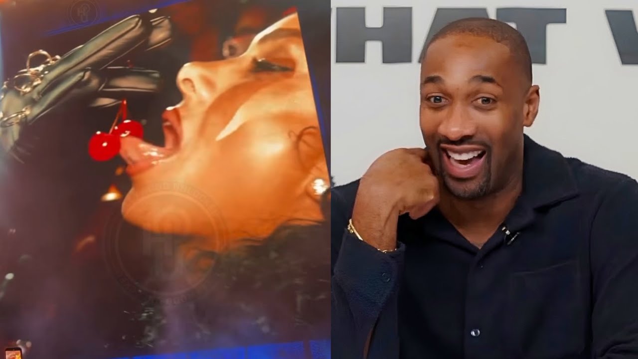 Gilbert Arenas REACTS To Usher Feeding Laura Govan Cherries At Chris Brown Concert 