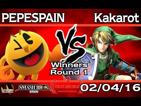 Tech Republic - PEPESPAIN (PAC-MAN) vs Kakarot (Link) - Winners Round 1