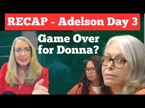 EVERYBODY Turns on Wendi Adelson! Donna Adelson Trial Day 3