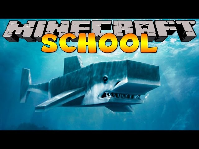 Minecraft School : SHARK FISHING FIELD TRIP !