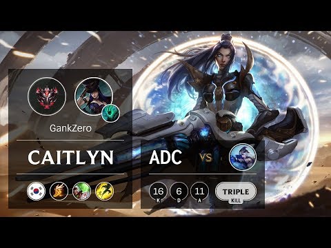 Caitlyn ADC vs Ashe - KR Grandmaster Patch 9.7