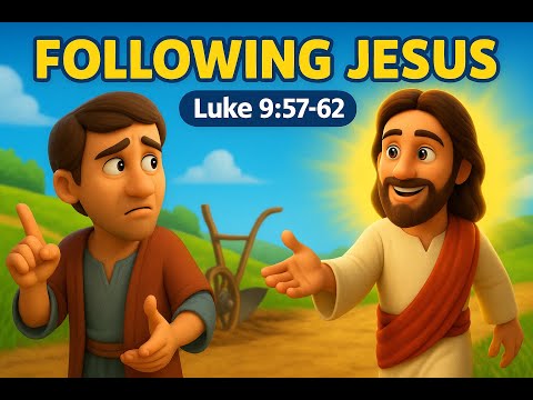 Following Jesus - Gospel + Kids Song (Luke 9:57-62) | Catholic Kids