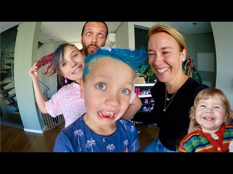 Alma & Harry boxas på Crazy Hair Day VLOGG