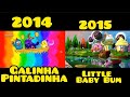Galinha Pintadinha VS Little Baby Bum Vou Remando HD Original Vs Cópia