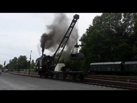 Dampfkran in Neuenmarkt