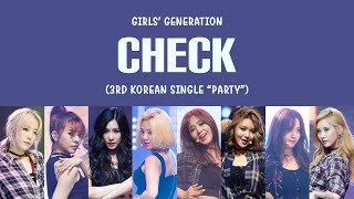 Girls’ Generation (소녀시대) – Check Lyrics (HAN/ROM/ENG)