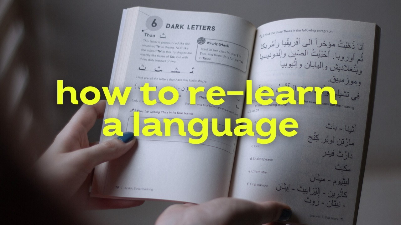 How to get back into language learning after a break 📝