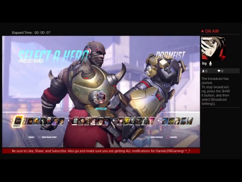 Let's Play Overwatch as Doomfist (Training and Quick Play)