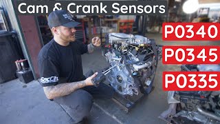 How to Remove Crankshaft & Camshaft Position Sensors on VQ35DE | Fix P0335, P0340, P0345 Codes