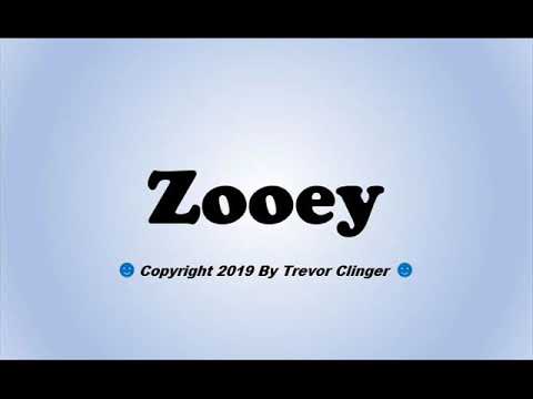 How To Pronounce Zooey