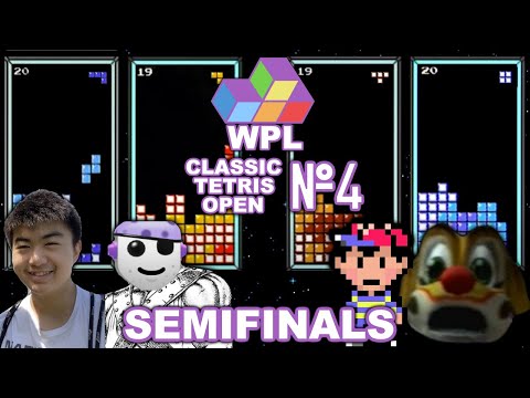 WPL Classic Tetris Open Tournament #4 - Semifinals - Tristop Vs. Somalian, Scottobozo Vs. P1xelAndy