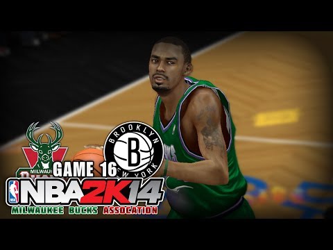 NBA 2K14 Milwaukee Bucks Association | Game 16 - at Brookyln Nets