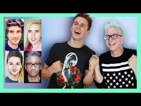 Morphed YouTubers Challenge (ft. Marcus Butler) | Tyler Oakley