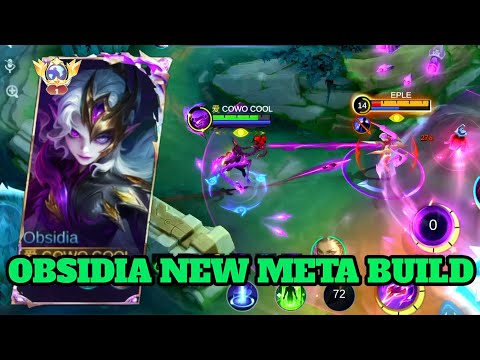 OBSIDIA NEW META BUILD | OBSIDIA 100% BEST CRIT DAMAGE BUILD AND EMBLEM - MLBB