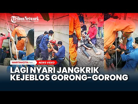 Pencari Jangkrik Kejeblos Masuk Gorong-gorong di Ciputat pada Malam Hari