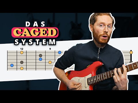 Das CAGED-SYSTEM erklärt (deutsch) | Akkorde auf dem ganzen Griffbrett