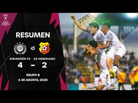 Diriangén FC vs Herediano | Copa Centroamericana Concacaf 2025 | Fase de Grupos