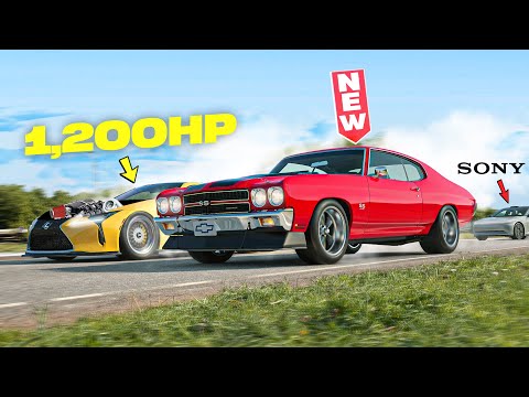 NEW Chevy Chevelle SS, Sony Car & 1,200HP Engine Swap in Gran Turismo 7!