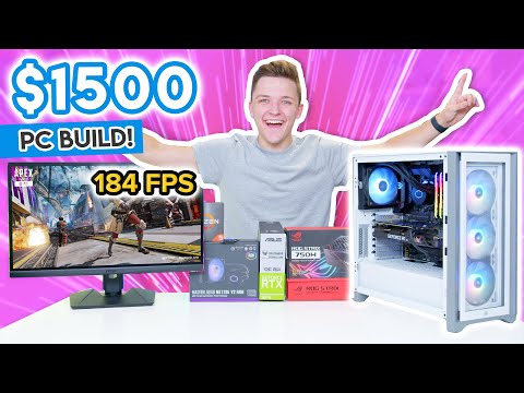 $1500 Gaming PC Build 2021! [15+ Games TESTED! ft. RTX 3070]