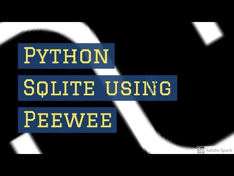 Python Tutorial Sqlite Database With Peewee 02