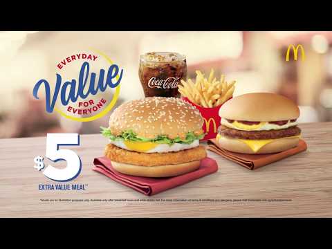 McDonalds Extra Value Meals™ - Black Pepper Mayo, BBQ...