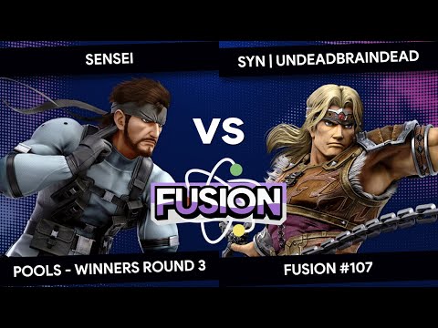 Fusion #107 - Sensei (Snake) vs UndeadBraindead (Simon) - Pools - Winners Round 3