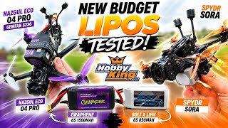 New HobbyKing Graphene LiPo Test | Nazgul Eco + Spydr Sora