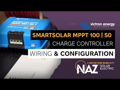 Victron Energy SmartSolar MPPT 100 | 50 Charge Controller: Wiring & Configuration