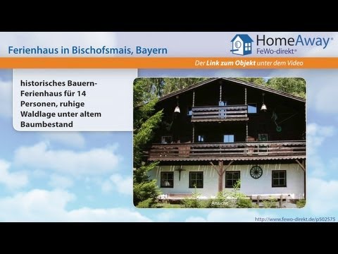 Bayerischer Wald: historisches Bauern-Ferienhaus für 14 Personen, ruhige - FeWo-direkt.de Video