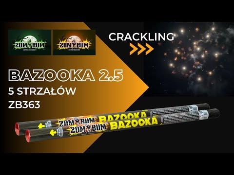 Bazooka 2.5 Zom Bum Cracker 5sh 25mm ZB363