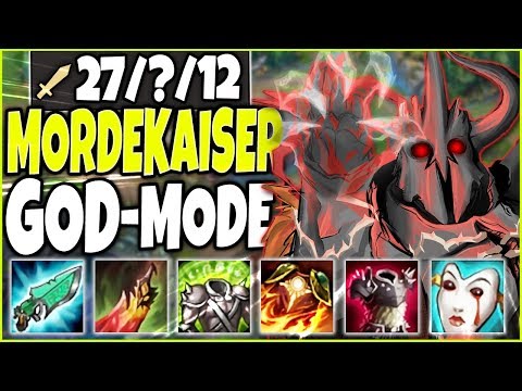 *BREAK THE GAME* MORDEKAISER 1V9 GOD-MODE | LoL Mordekaiser Season 10 Build | Top Morde s10 Gameplay