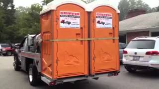 Griffin Waste Asheville, NC portable toilet truck