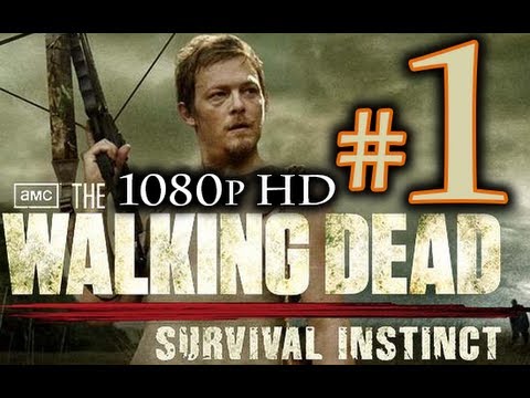The Walking Dead Survival Instinct Walkthrough Part 1 [1080p HD] - First 60 Minutes