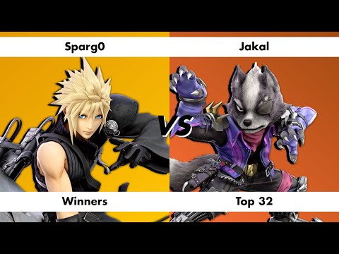 Sparg0 (Cloud) vs Jakal (Wolf) - Ultimate Singles Winners Top 32 - Crown the Third