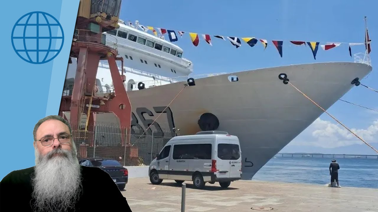 NAVIO CHINÊS de ESPIONAGEM, disfarçado de HOSPITAL, fica VÁRIOS DIAS no RIO a pedido do GOVERNO LULA