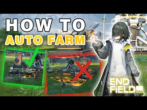 How to set up BEST AUTO Mining Ore Farms and Crafting ► Arknights Endfield