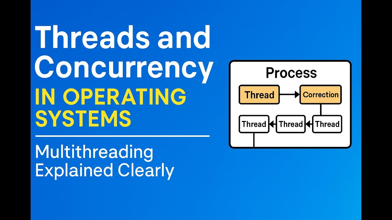 Threads and Concurrency in Operating Systems Part 2 | Multithreading Explained Clearly