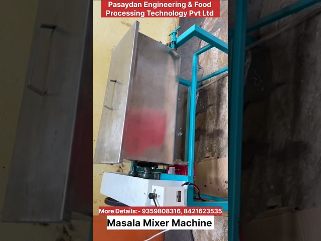 Masala Mixer Machine - 25 Kg/Batch Masala Mixer Machine Manufacturer ...