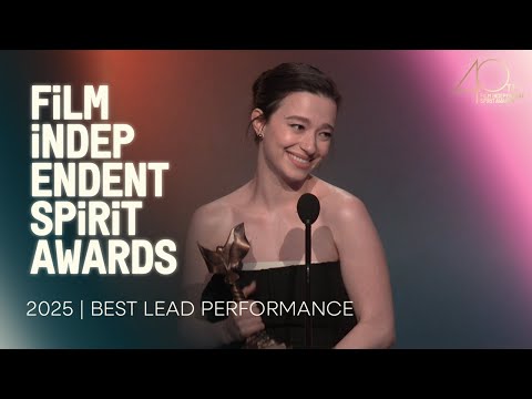 afbeelding MIKEY MADISON wins BEST LEAD PERFORMANCE at the 2025 Film Independent Spirit Awards