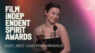 MIKEY MADISON wins BEST LEAD PERFORMANCE at the 2025 Film Independent Spirit Awards