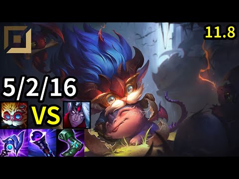 Heimerdinger Bot vs Varus - KR Grandmaster | Patch 11.8