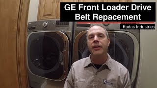 GE Front Load Washing Machine Drive Belt Replacement