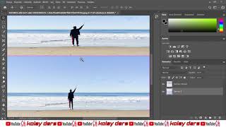 Fotoğrafınızı görüntünüz bozulmadan büyütün .Photoshop Content Aware Scale .