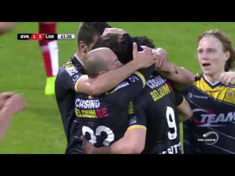 highlights Kortrijk - Lokeren 4-4 17/04/2017