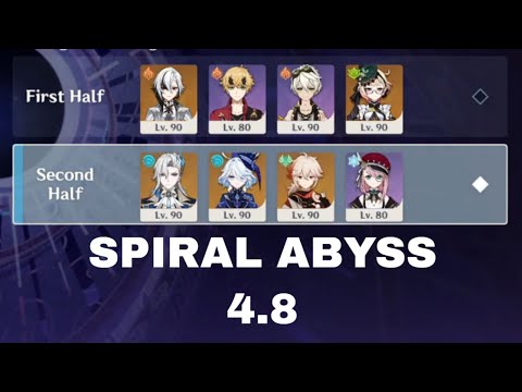 【Spiral Abyss 4.8】— Each character can only be used ONCE (Floor 9-12)