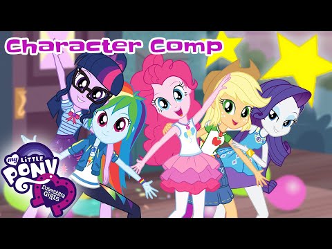 My Little Pony: Equestria Girls | BEST CHARACTER MOMENTS 🌈 | 1 HOUR | My Little Pony MLPEG